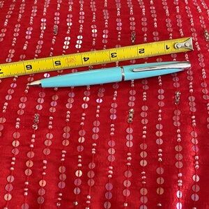 Cross Tiffany Blue Silver Logo Ballpoint Pen